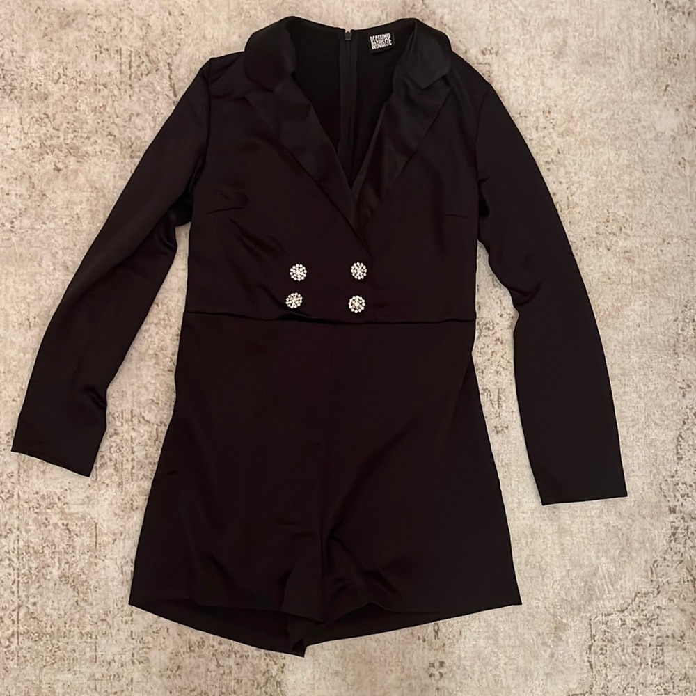 Tuxedo Style Romper From Asos - image 1